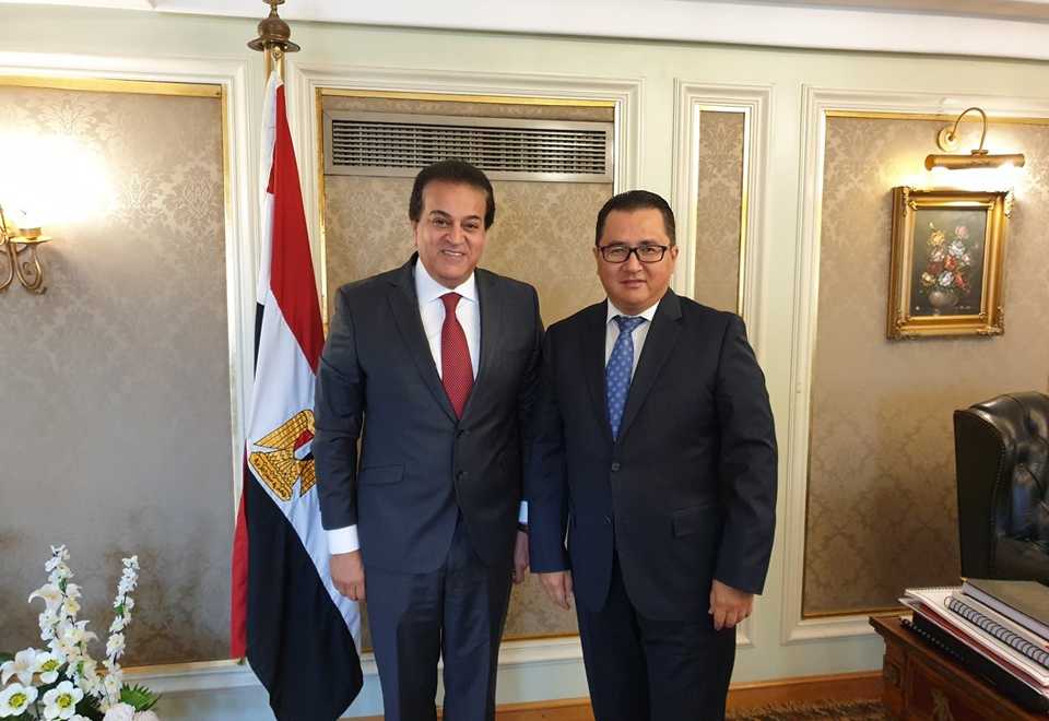 Kazakh Ambassador met with Minister of Higher Education and Scientific Research of Egypt