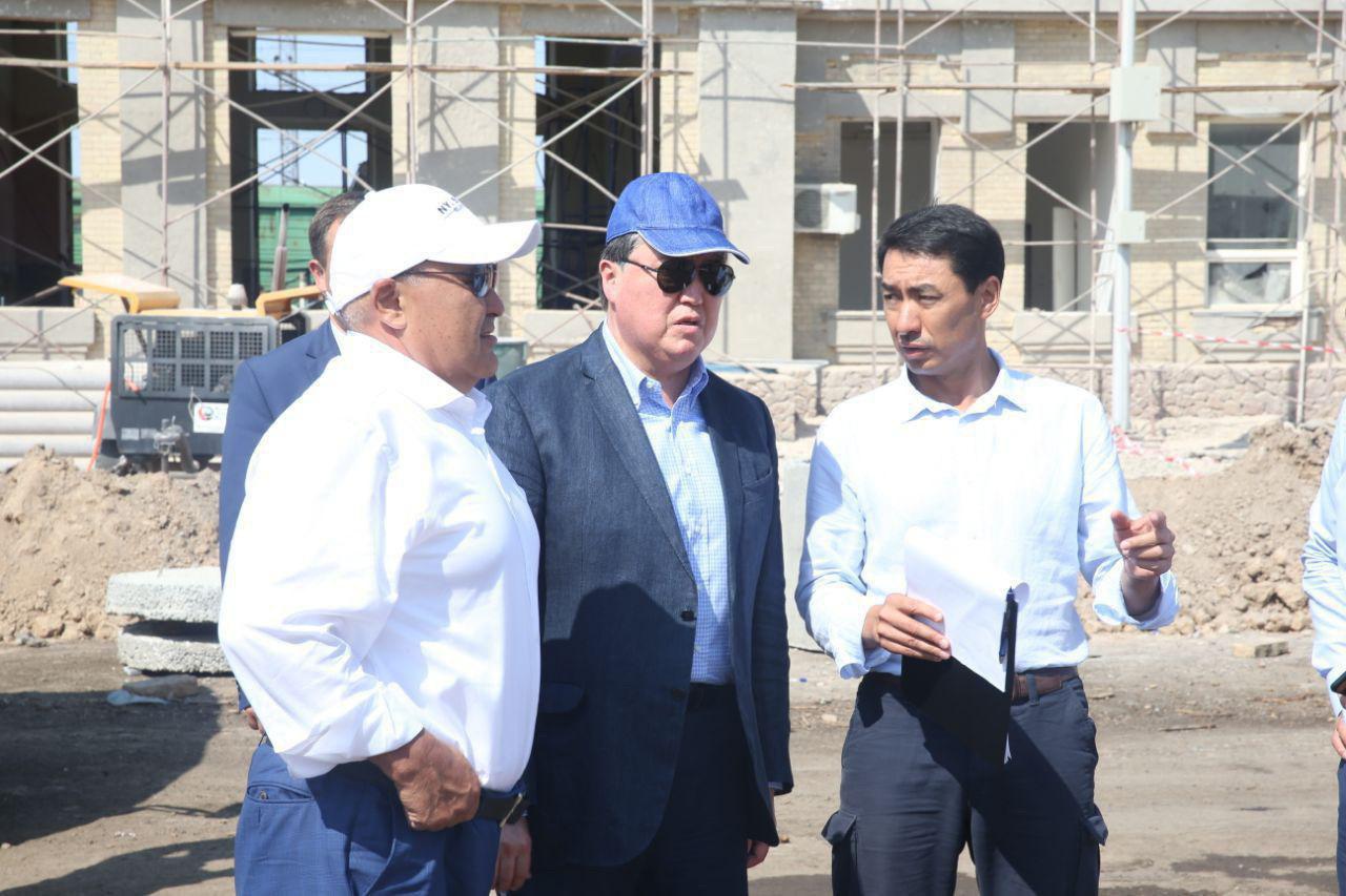 Askar Mamin: Over 90% of construction in Arys completed