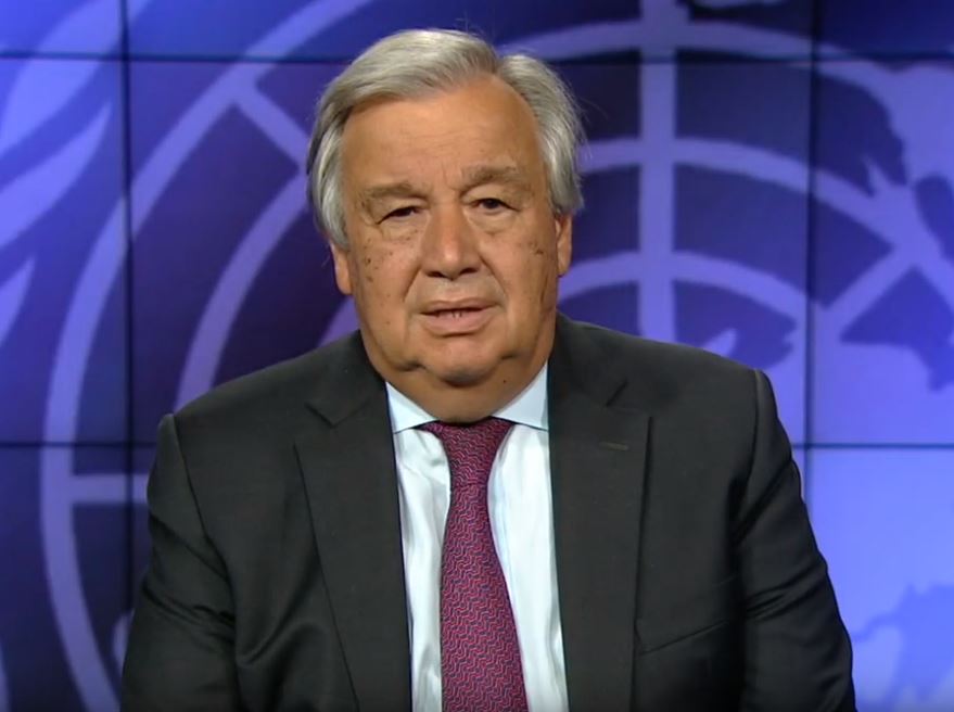 Nazarbayev prize for a world without nuclear weapons: UN Secretary-General addresses video to the participants
