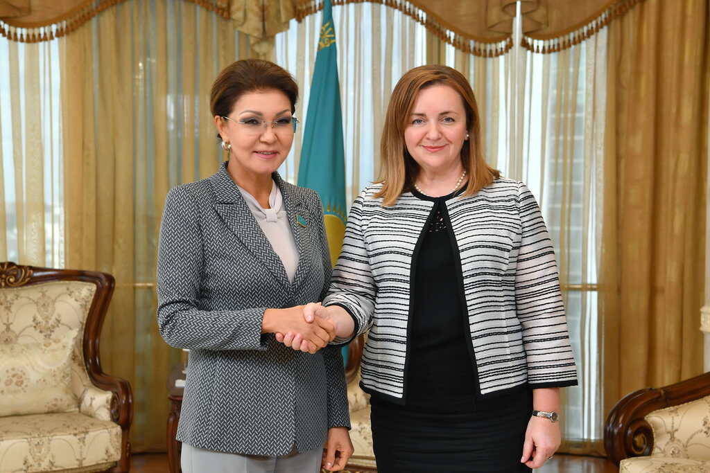 Dariga Nazarbayeva supportes UN initiatives to create a network of women's organizations in Central Asia