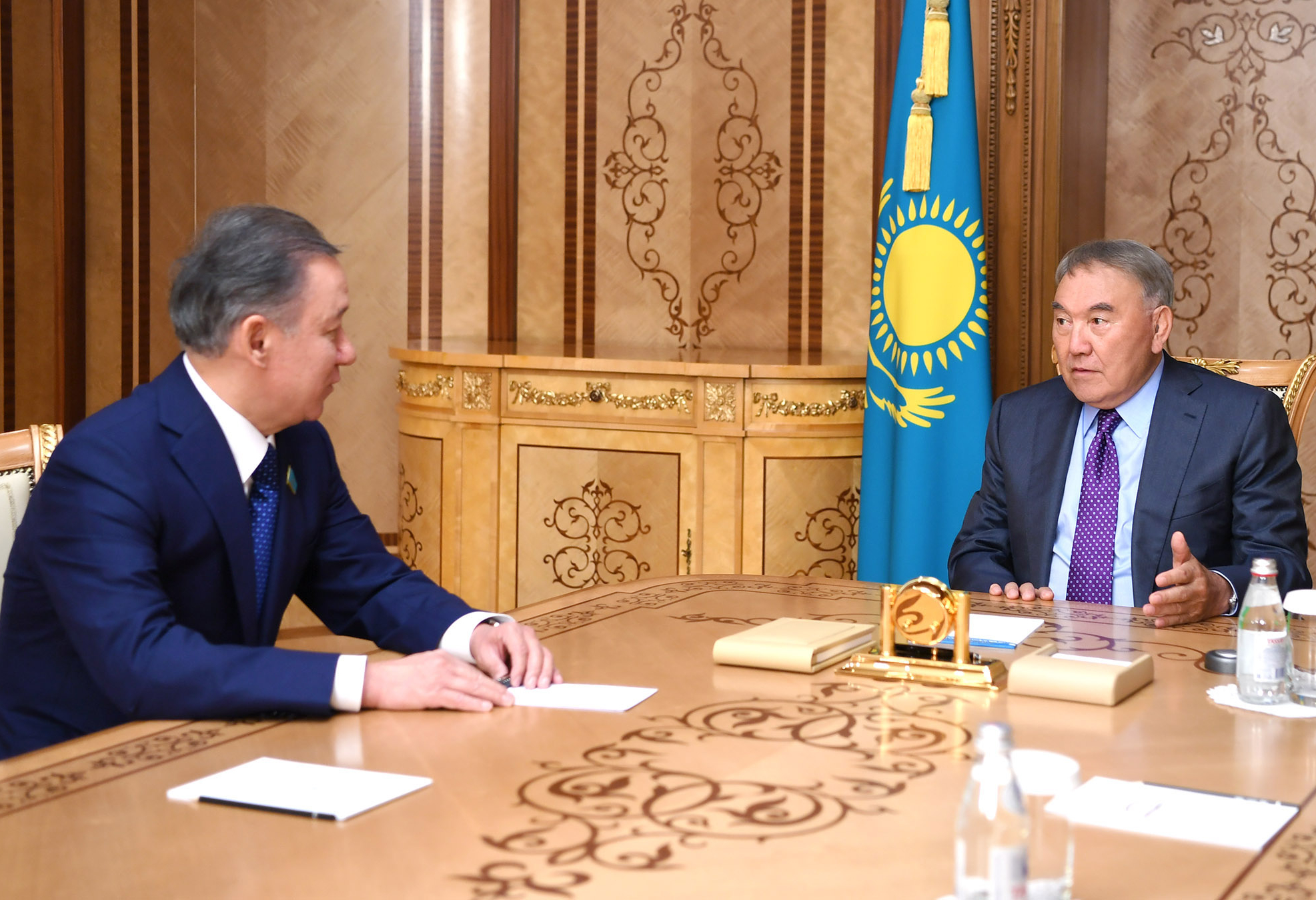 The first President of Kazakhstan meets Nurlan Nigmatulin