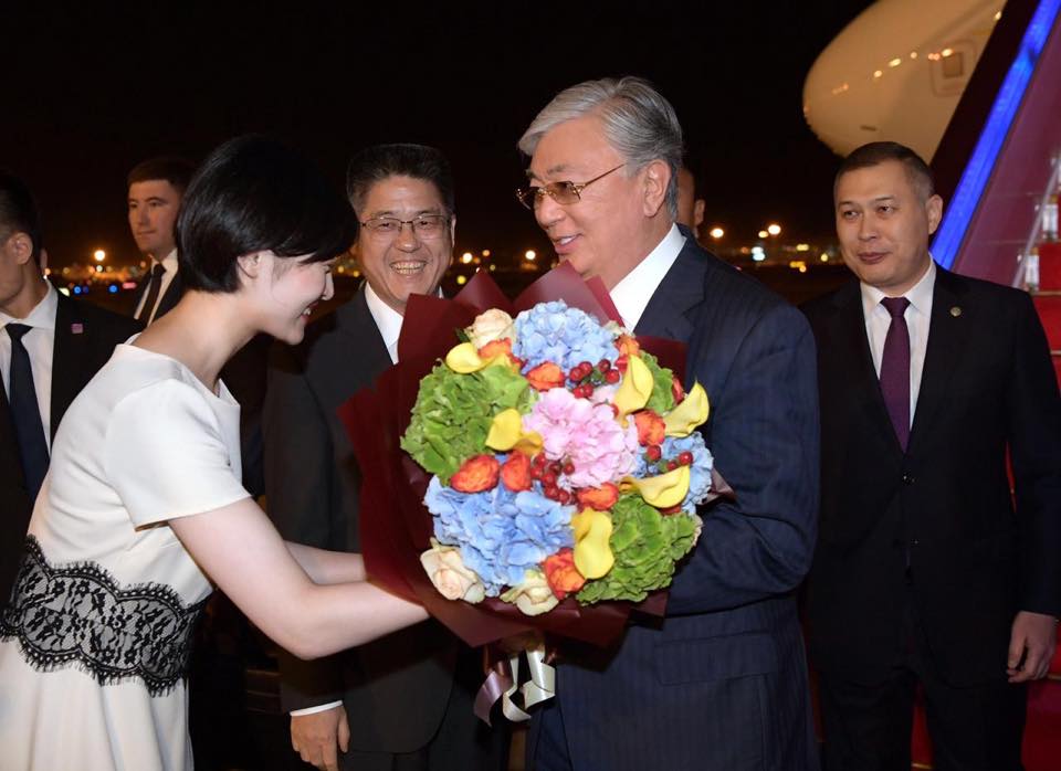 Kasym-Jomart Tokayev arrives in China for state visit