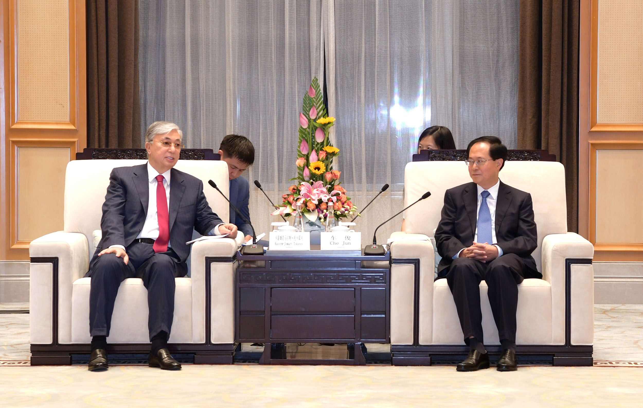 Tokayev meets Secretary of the Zhejiang Provincial Committee of the CPC Che Jun