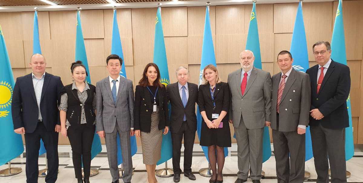 UN Special Envoy for Road Safety visited new UN Office in Almaty