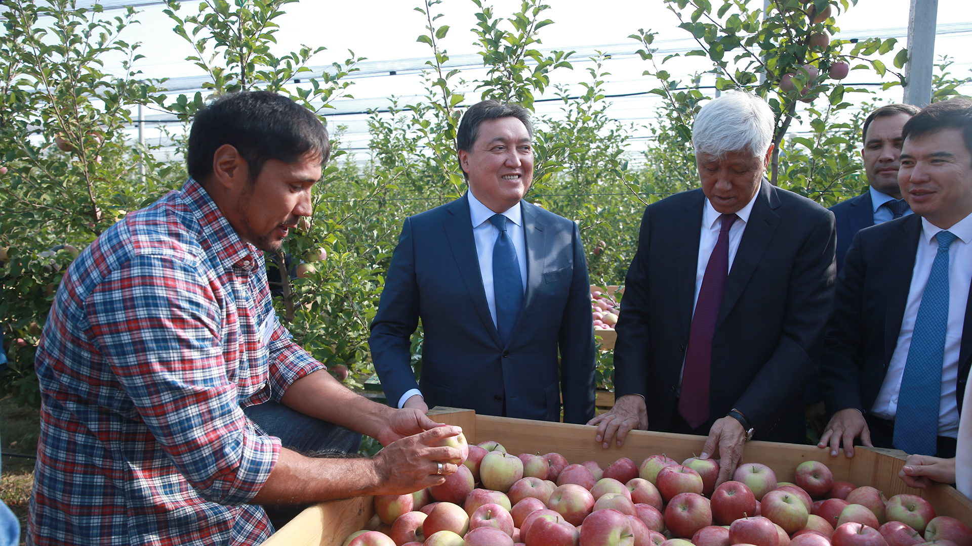 Askar Mamin visits Almaty region on a working trip