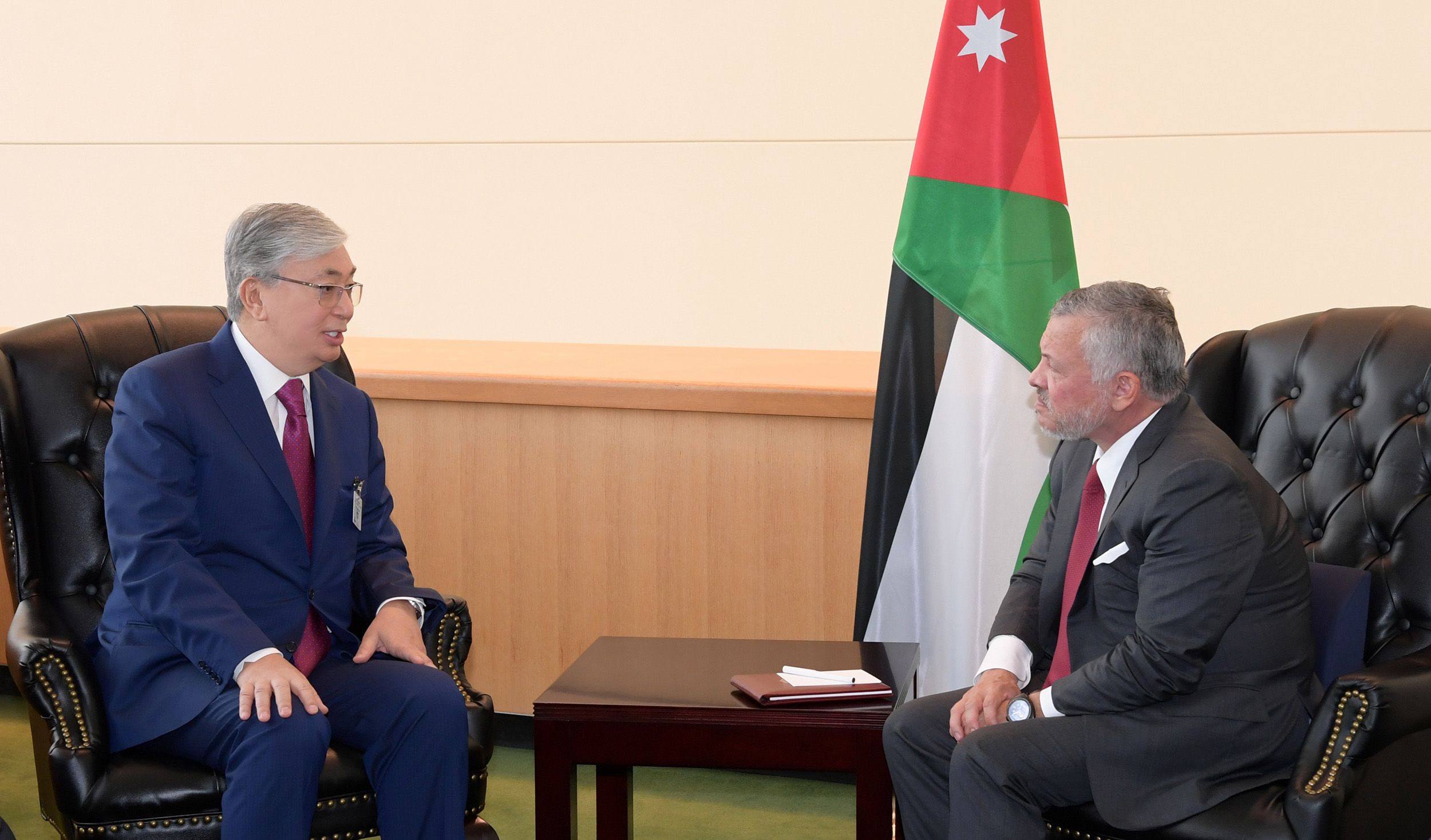 Kassym-Jomart Tokayev meets with King of Jordan Abdullah II