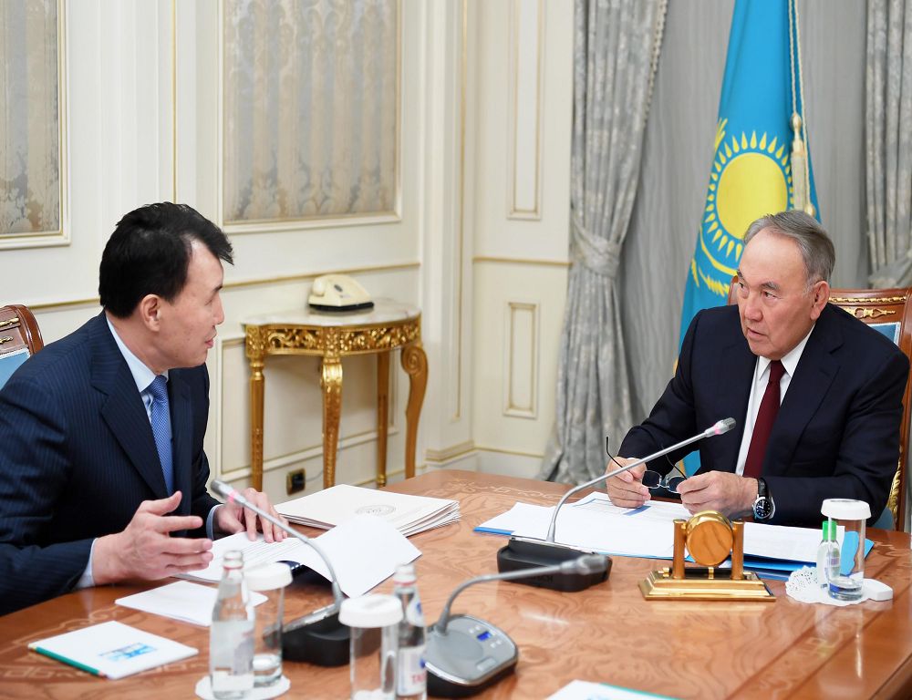 Elbasy meets Chairman of the Anti-corruption agency Alik Shpekbayev
