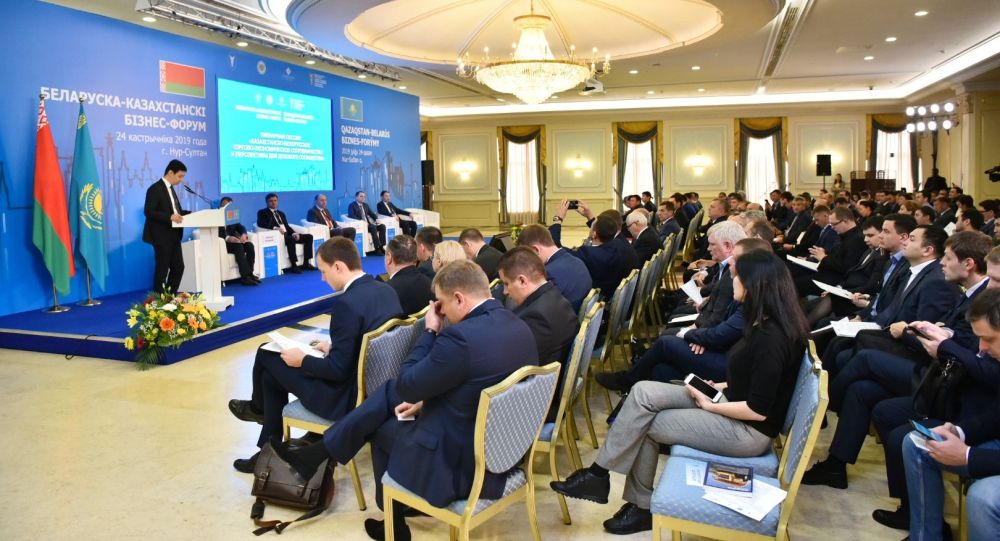Roman Sklyar opens Kazakh-Belarusian business forum in Nur-Sultan