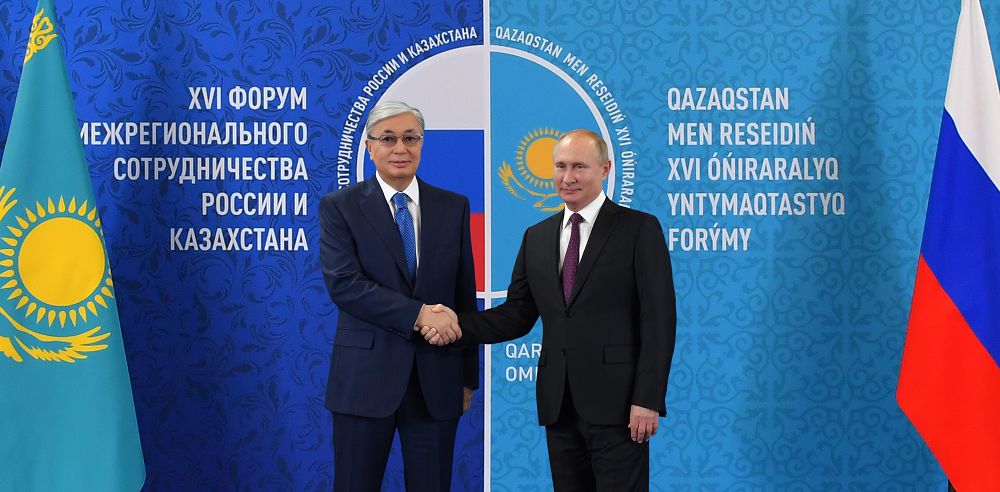 Kassym-Jomart Tokayev held a meeting with Vladimir Putin