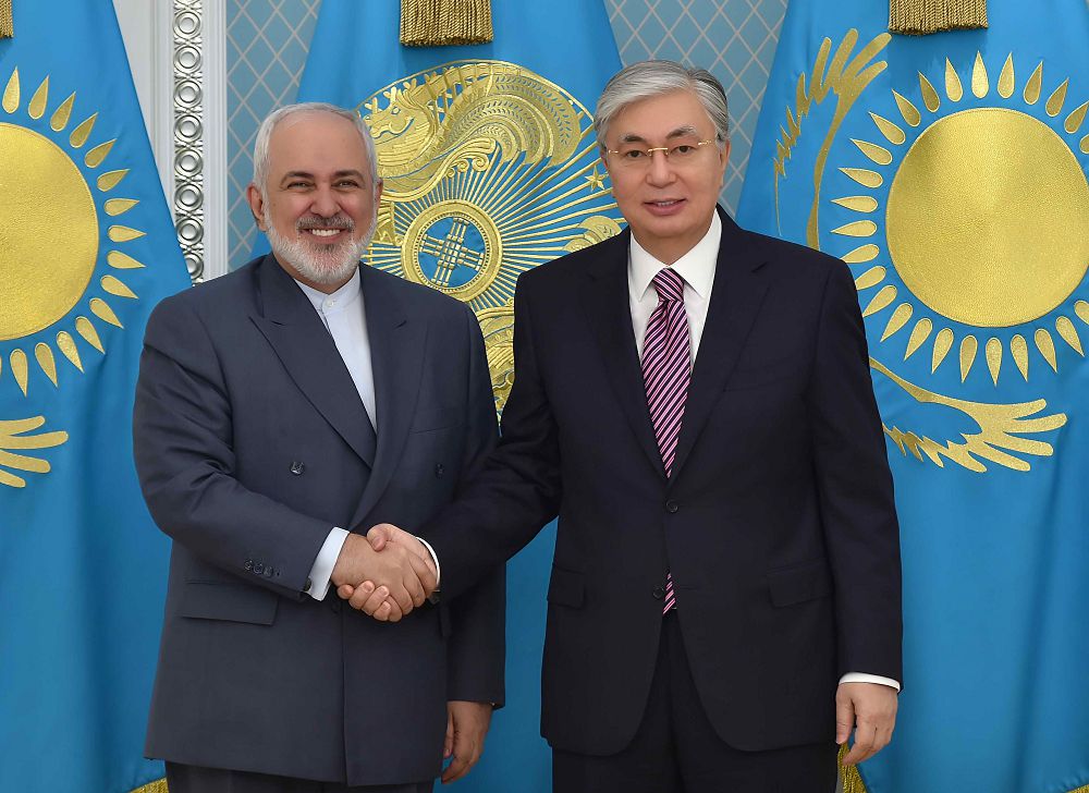 Tokayev receives Foreign Minister of Iran