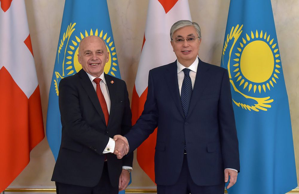 Tokayev holds negotiations with President of Switzerland in the narrow format