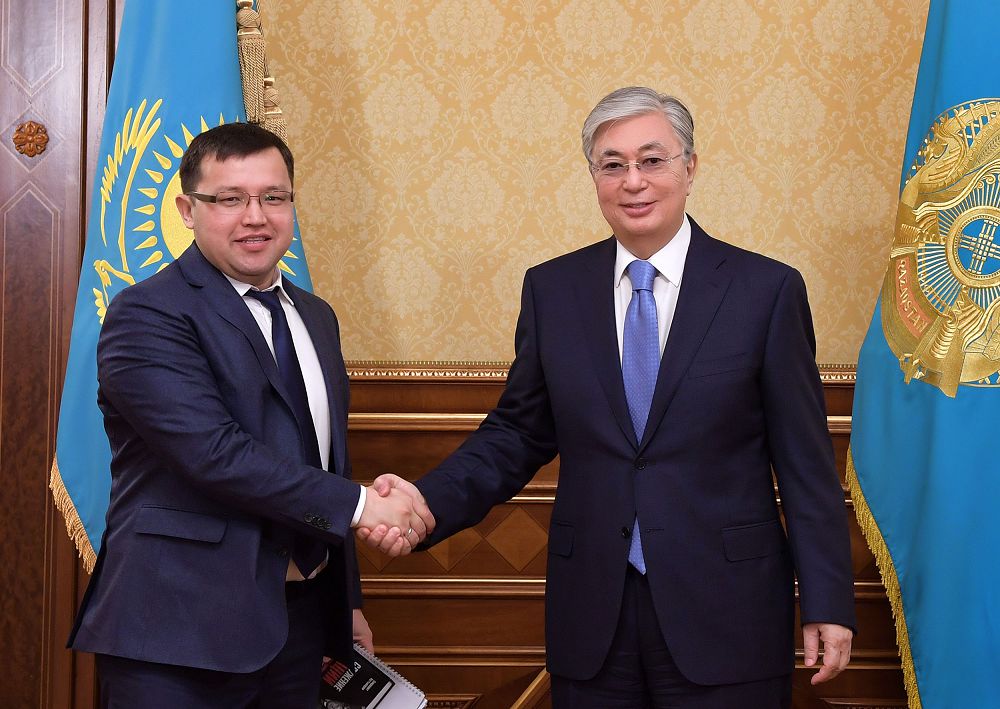 The head of state received economist Olzhas Khudaibergenov