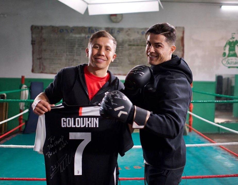 Golovkin and Ronaldo announces a new joint project