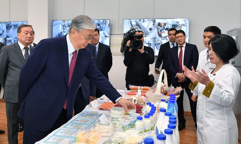 President visits S.Seifullin kazakh Agro Technical University
