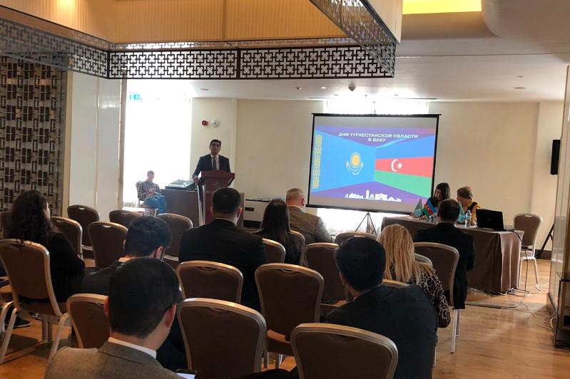 The tourism potential of Turkestan presented in Baku