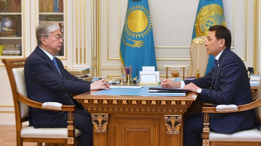 Head of state receives Altai Kulginov, akim of the capital