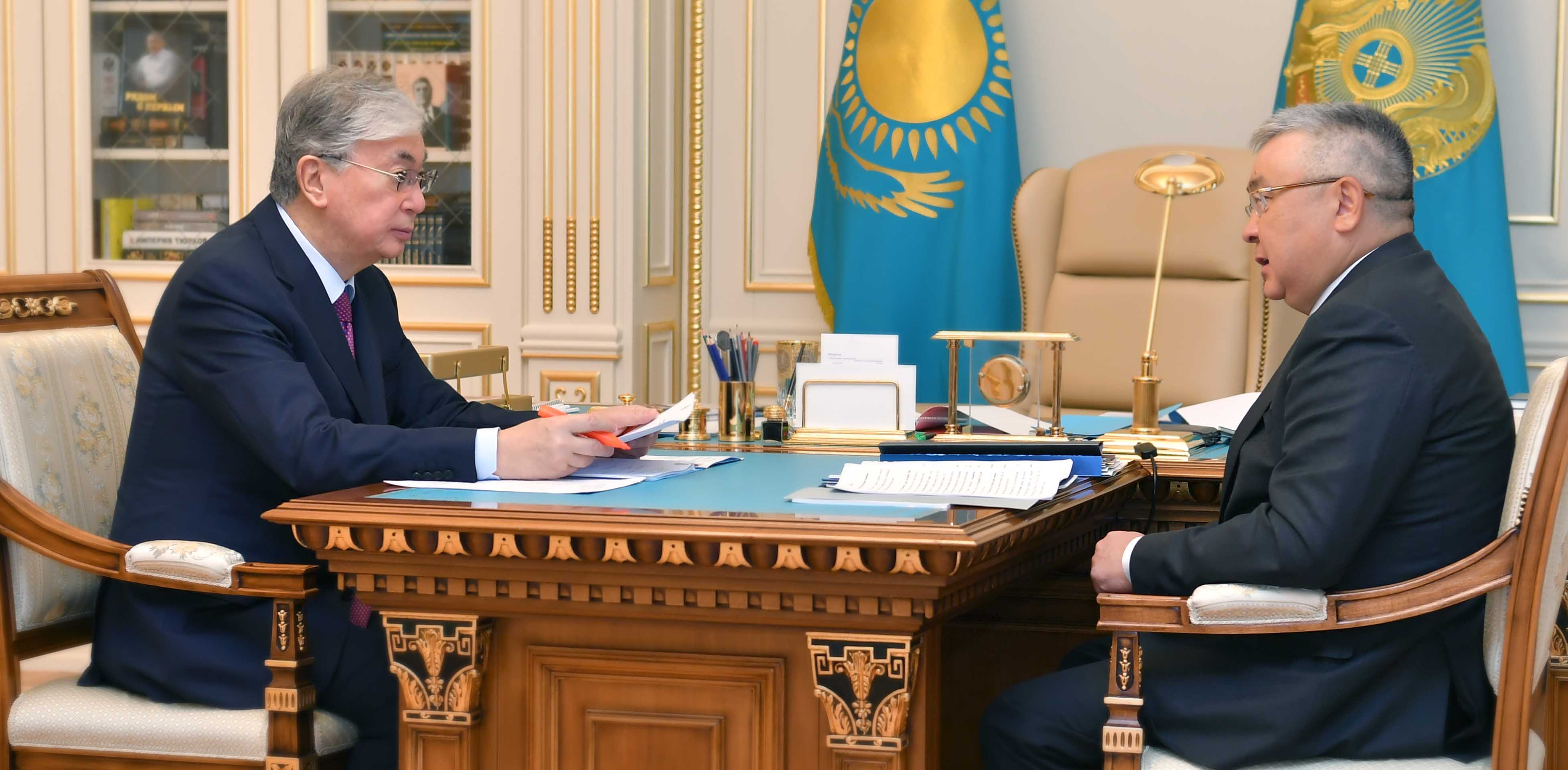 Tokayev receives the Chairman of the Supreme Judicial Council