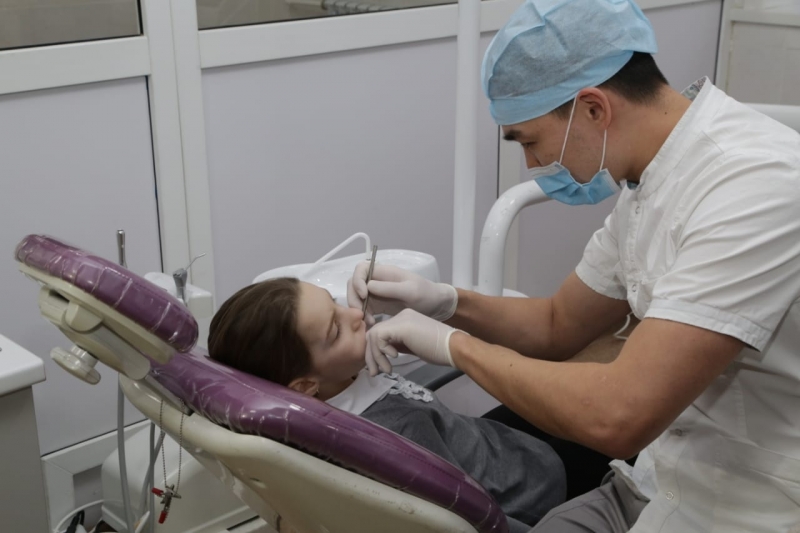 Сhildren with special needs get free treatment at dental clinic in Karagandy