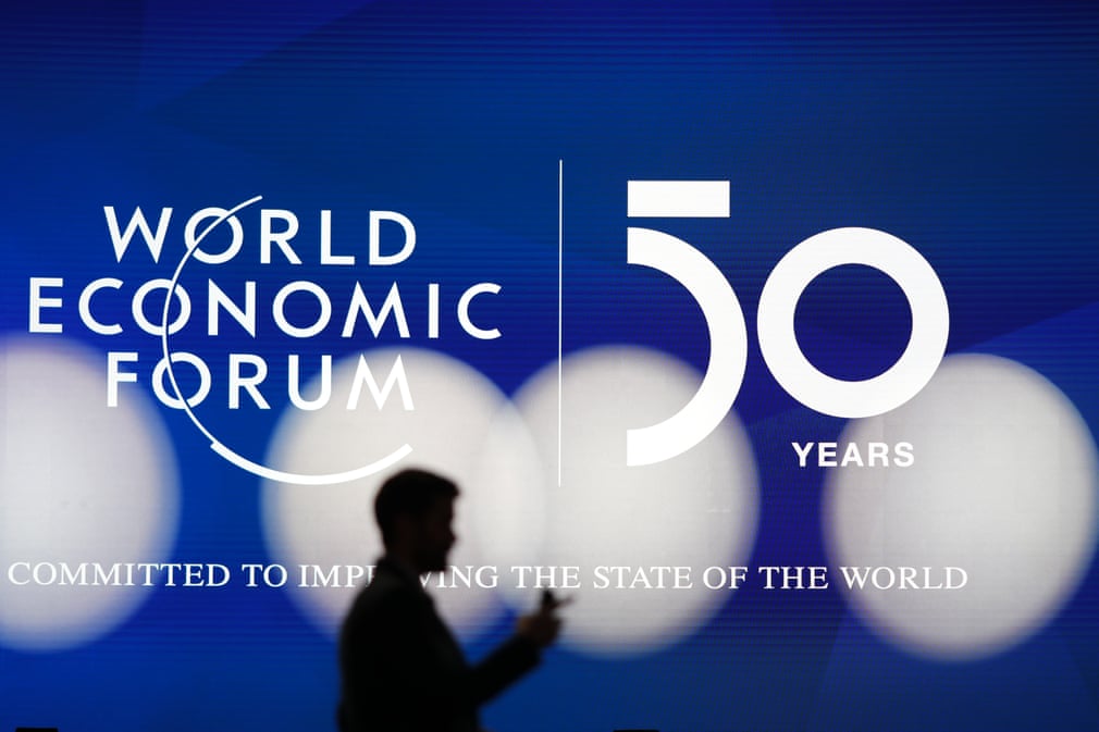 The annual meeting of the World Economic Forum is taking place in Switzerland