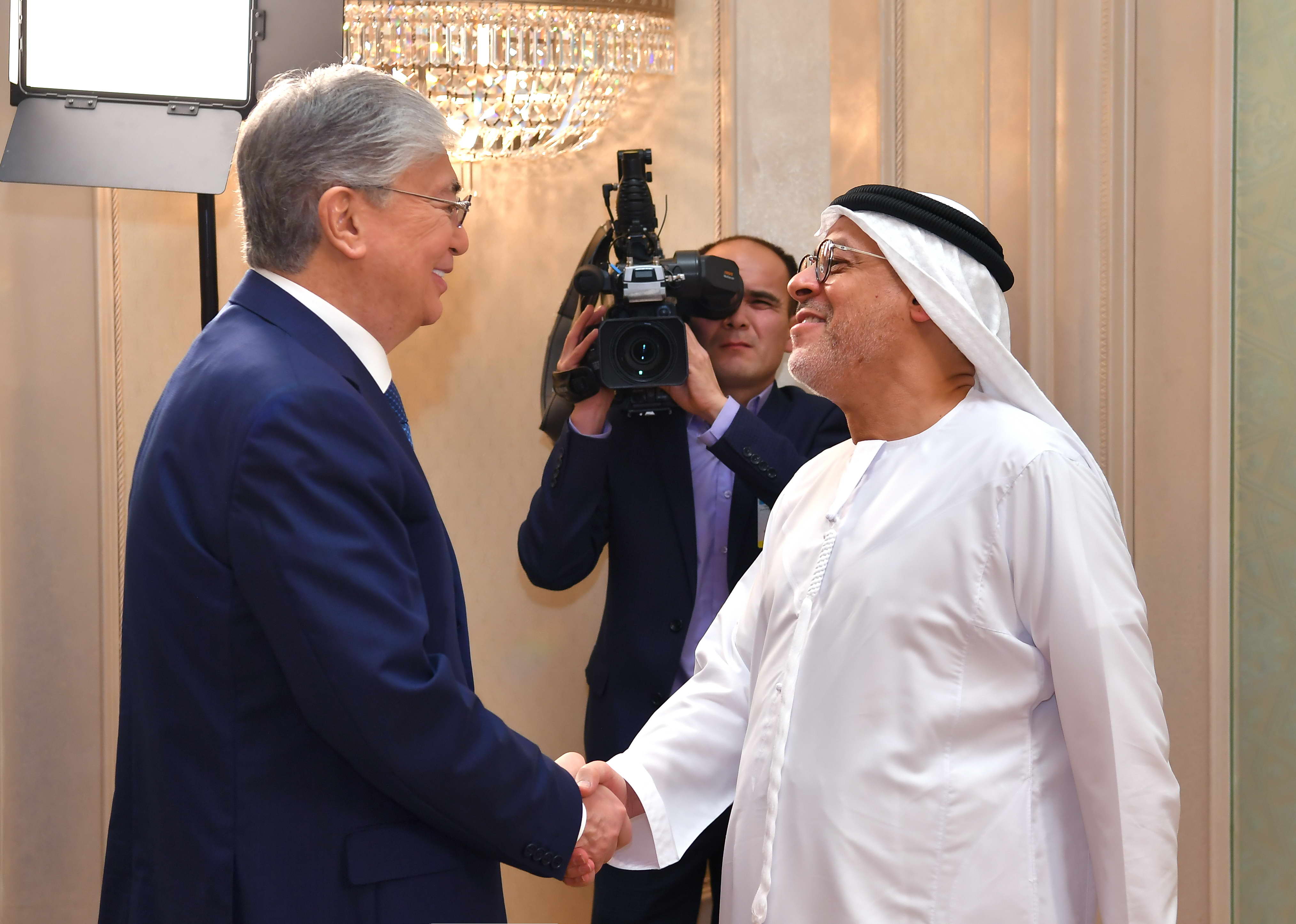 Kazakh President meets the Chairman of AlNowais Investment Company