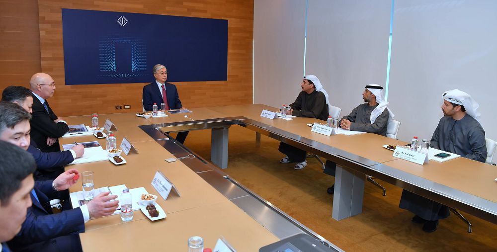 Tokayev visits the Dubai International Financial Centre (DIFC)