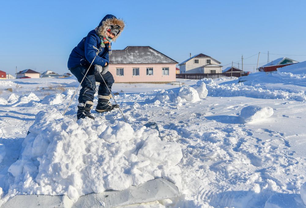 24 photos of what Kazakh capital looks like after snowstorm