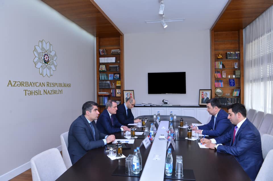 Turkic Academy President meets with Education Minister of Azerbaijan
