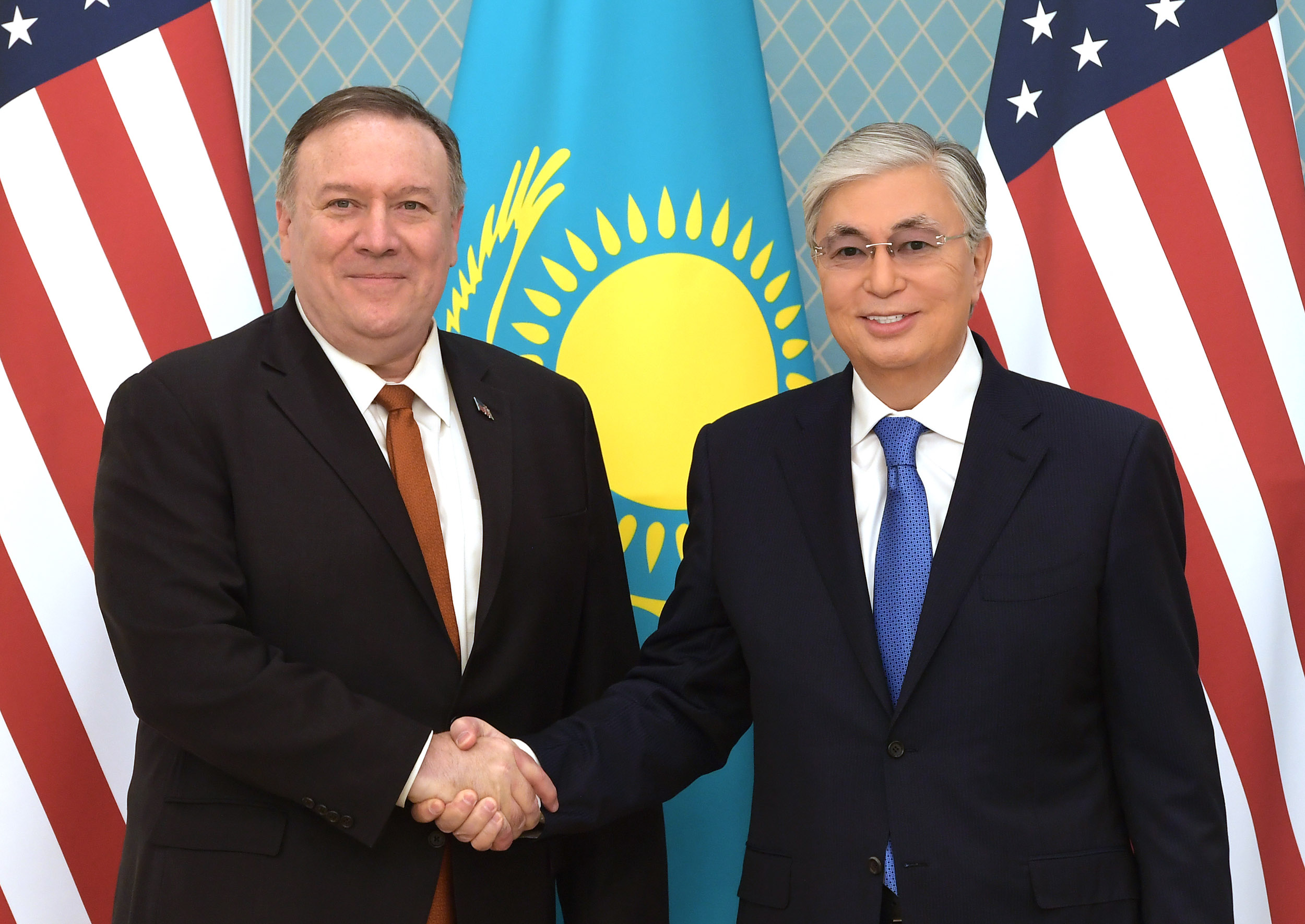 Kazakh President holds a meeting with US Secretary of State Michael Pompeo