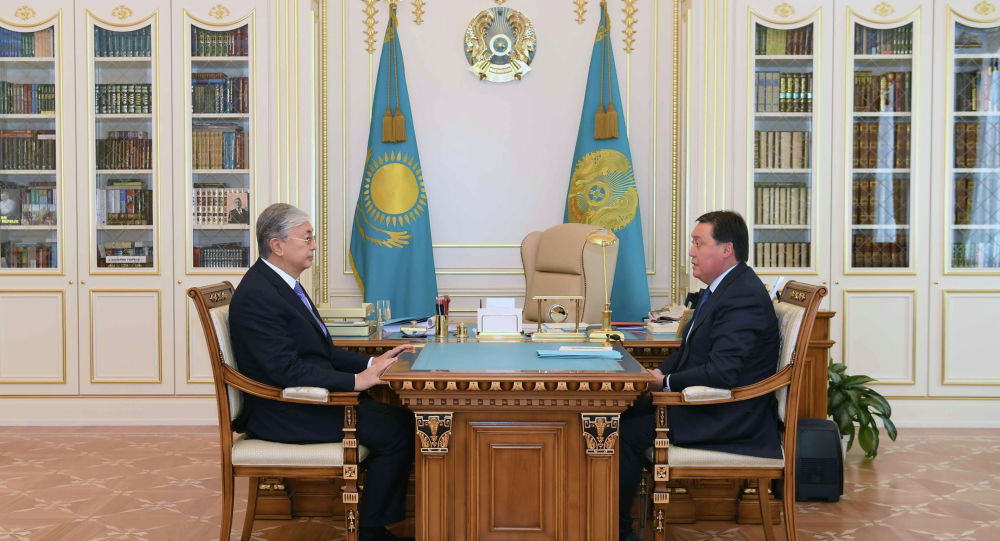 Kazakh President receives Prime Minister Askar Mamin
