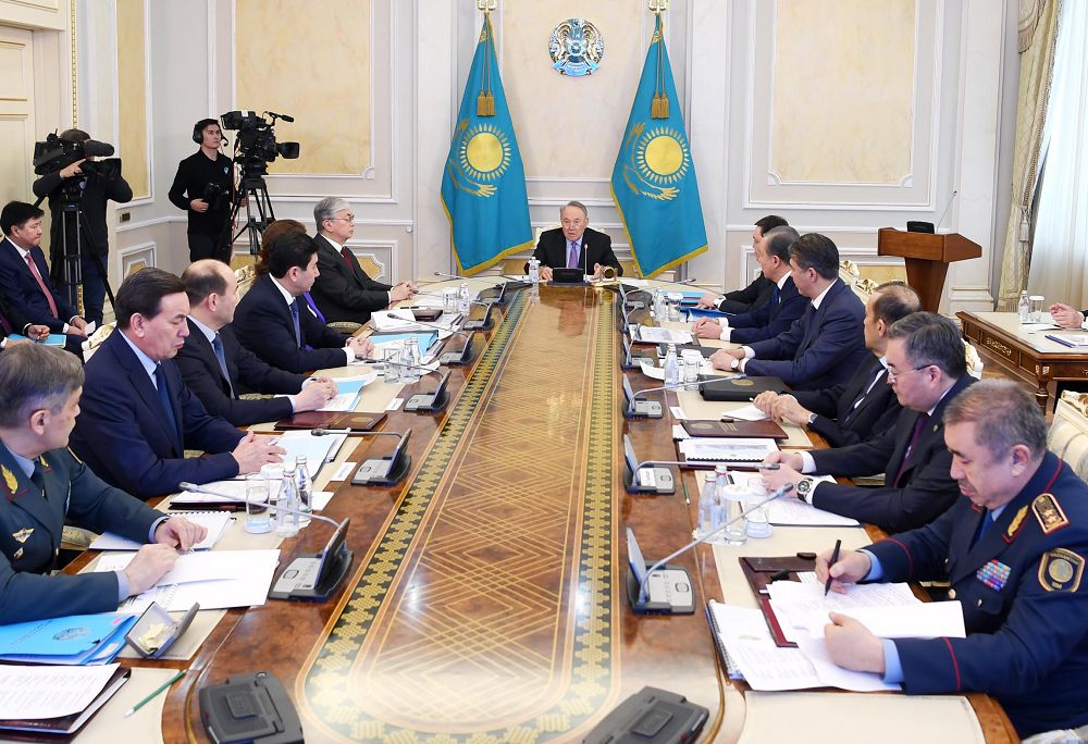 First President of Kazakhstan chairs Security Council meeting