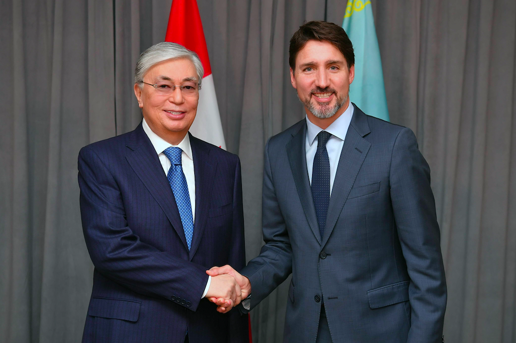 Kazakh President met with Canadian Prime Minister Justin Trudeau