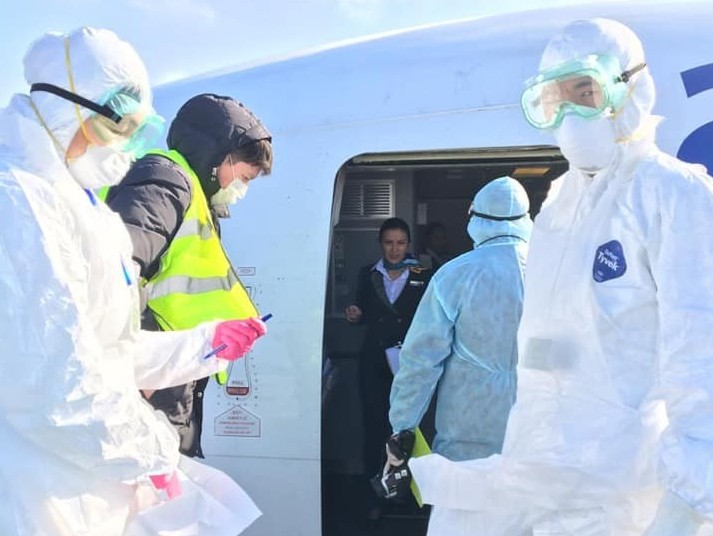 People who arrived from S.Korea due to 14-day quarantine