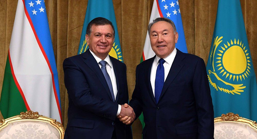 Nursultan Nazarbayev, Uzbek President speaks over phone