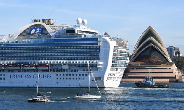 Three passengers test positive on cruise ship in Sydney