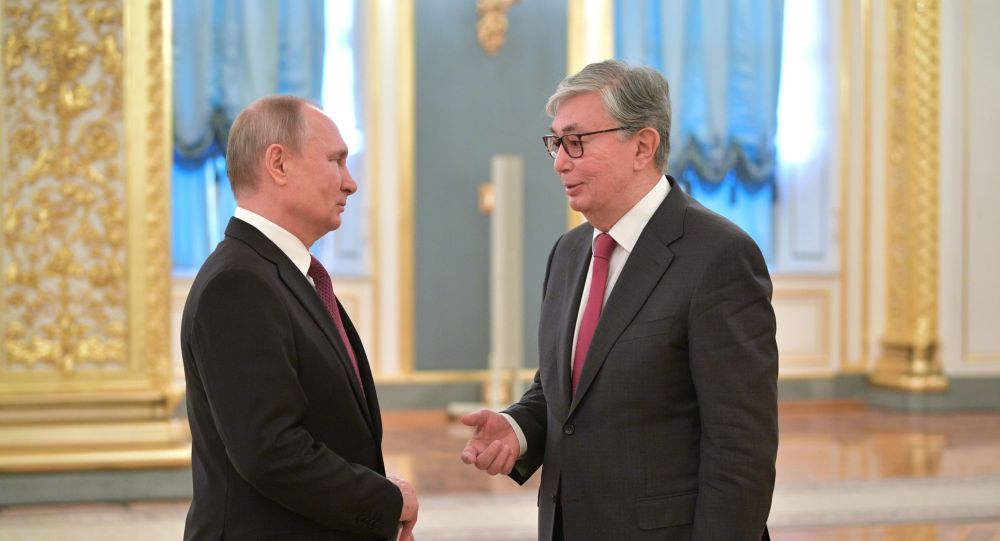 Kazakh, Russian Presidents speak over phone