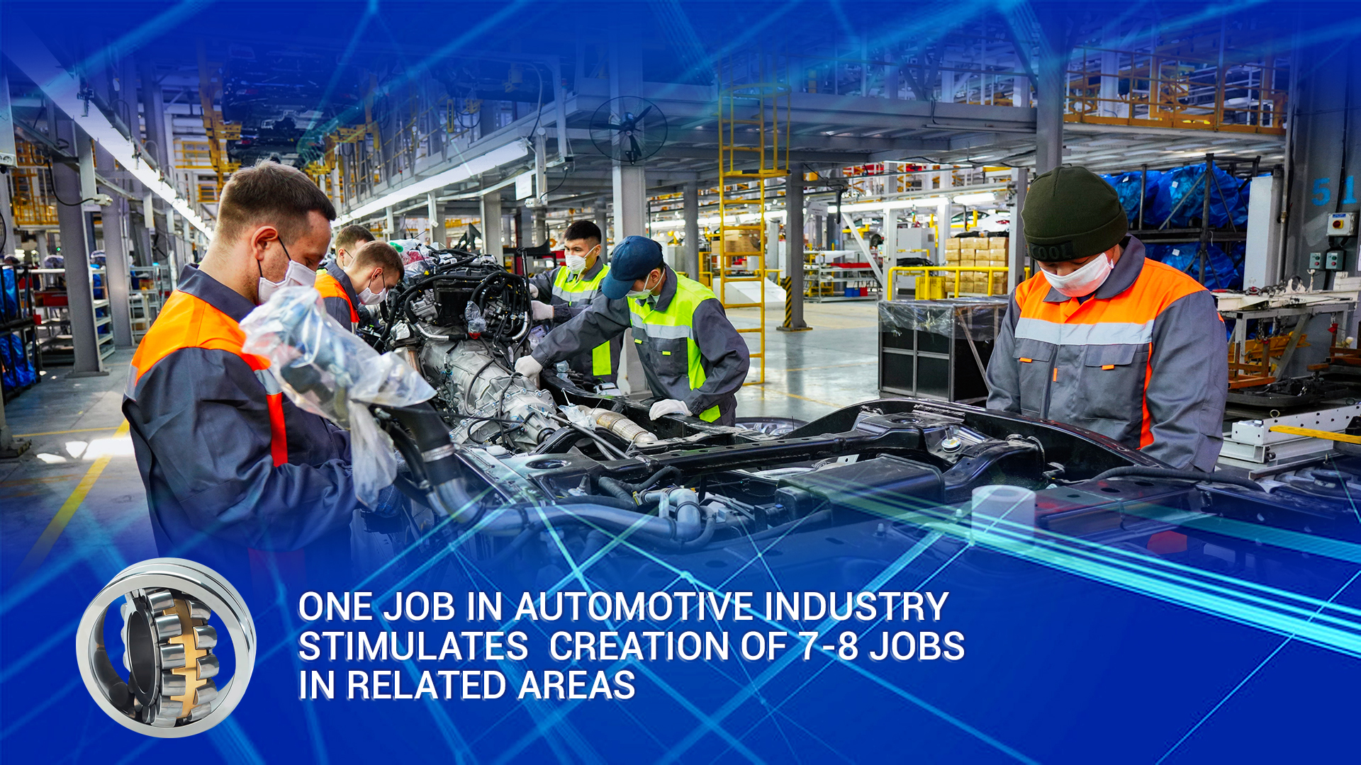 One job in automotive industry stimulates creation of 7-8 jobs in related areas