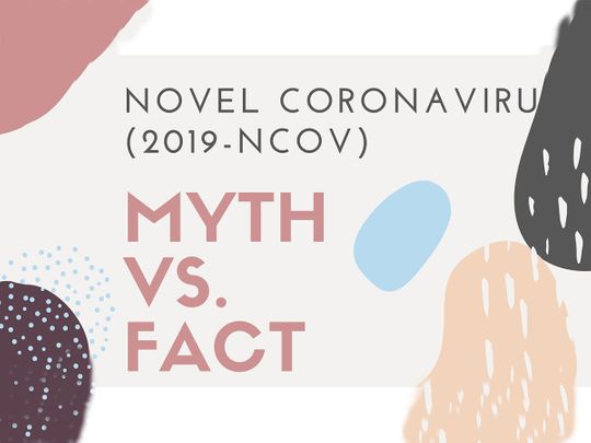 Coronavirus disease 2019: Myth vs. Fact