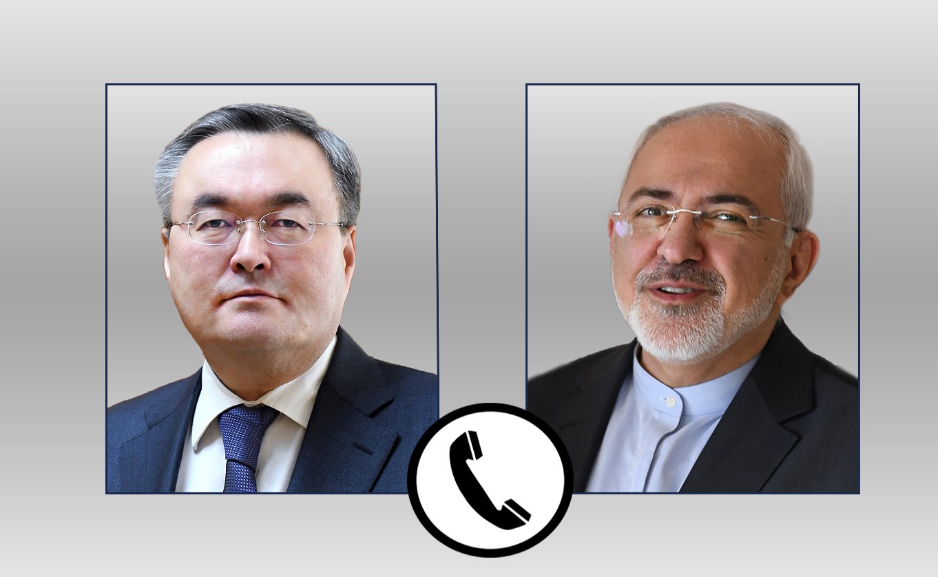 Kazakh, Iranian foreign ministers speak over the phone