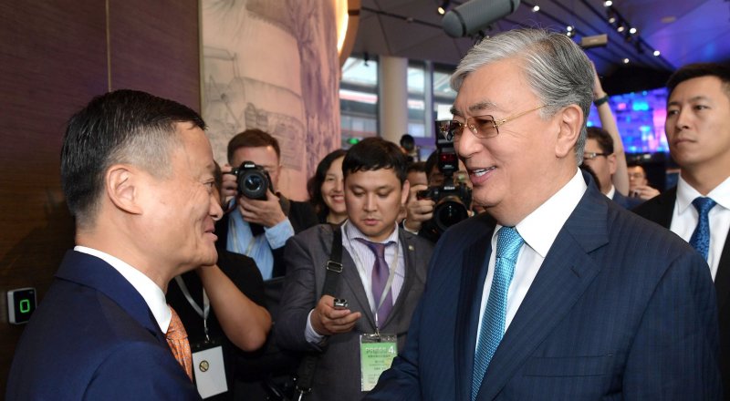 Kazakh President thanks Jack Ma for help