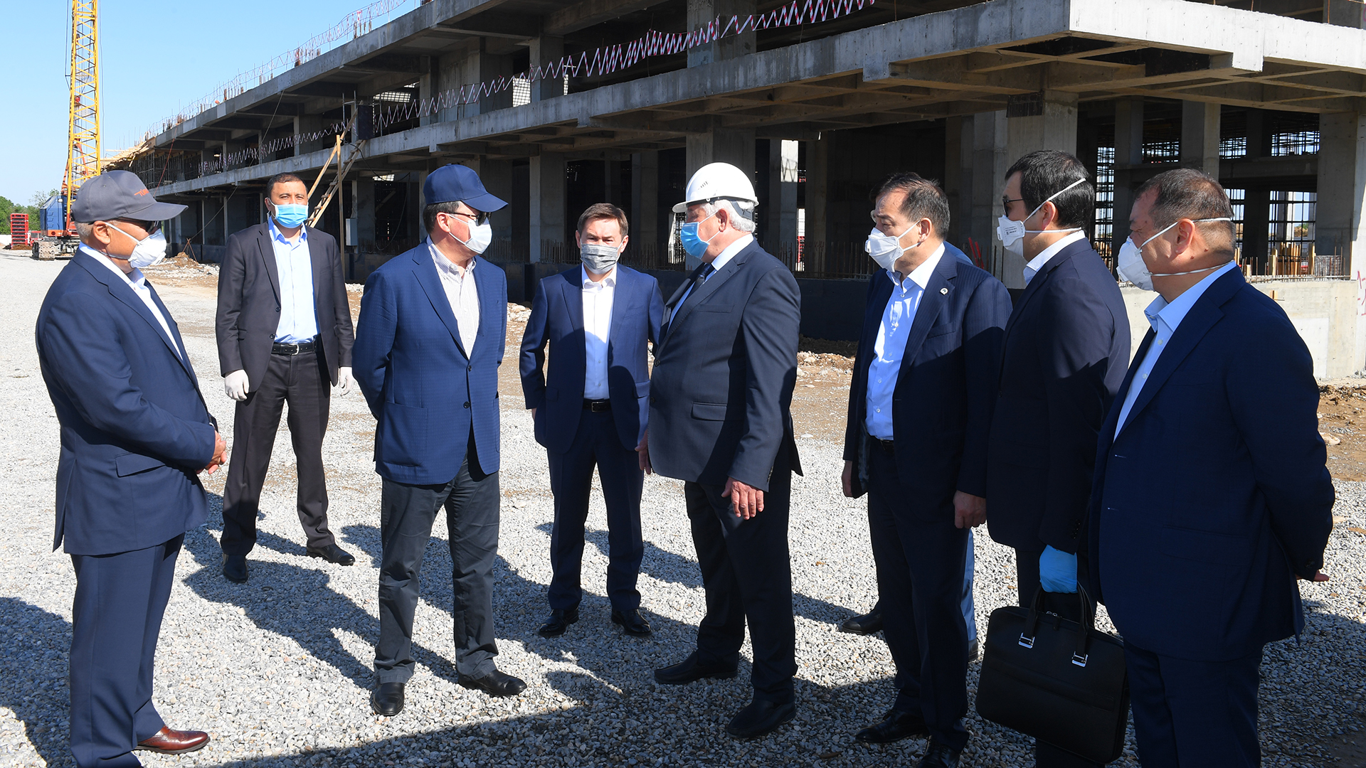 Askar Mamin inspects development projects of Shymkent and Turkistan