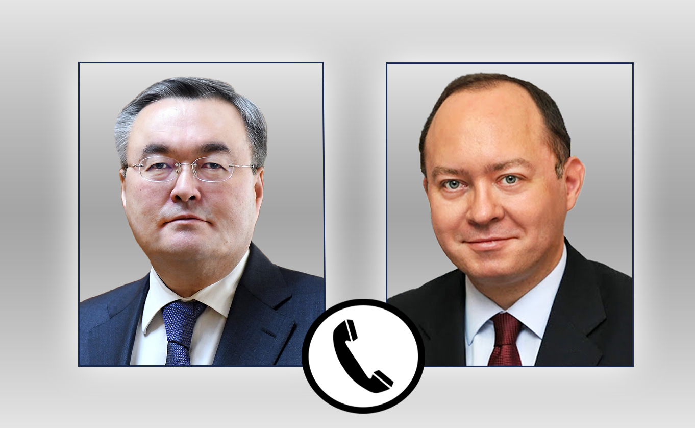 Foreign ministers of Kazakhstan and Romania speak over phone