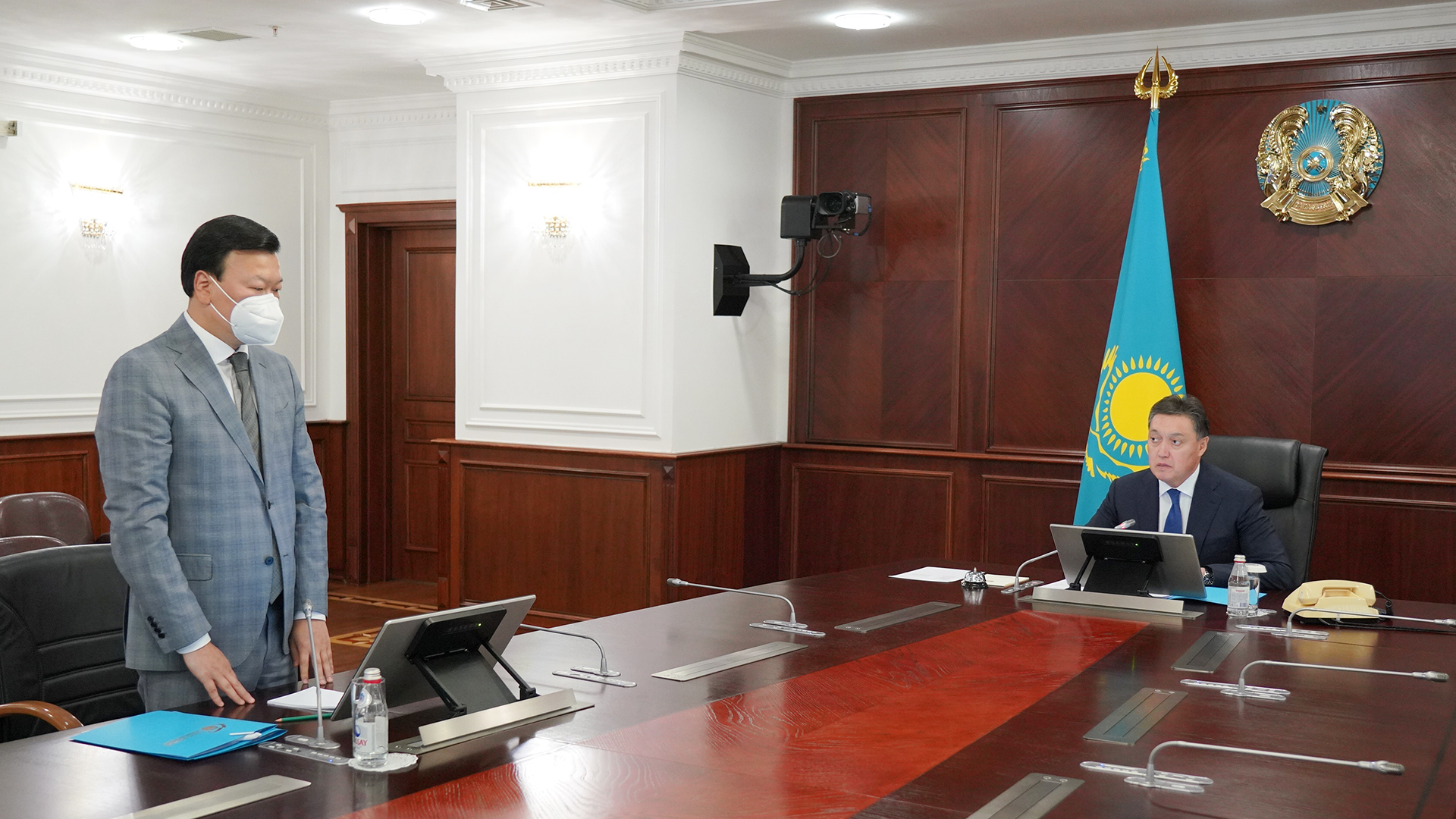 PM Askar Mamin introduces First Vice Minister of Healthcare Alexey Tsoy