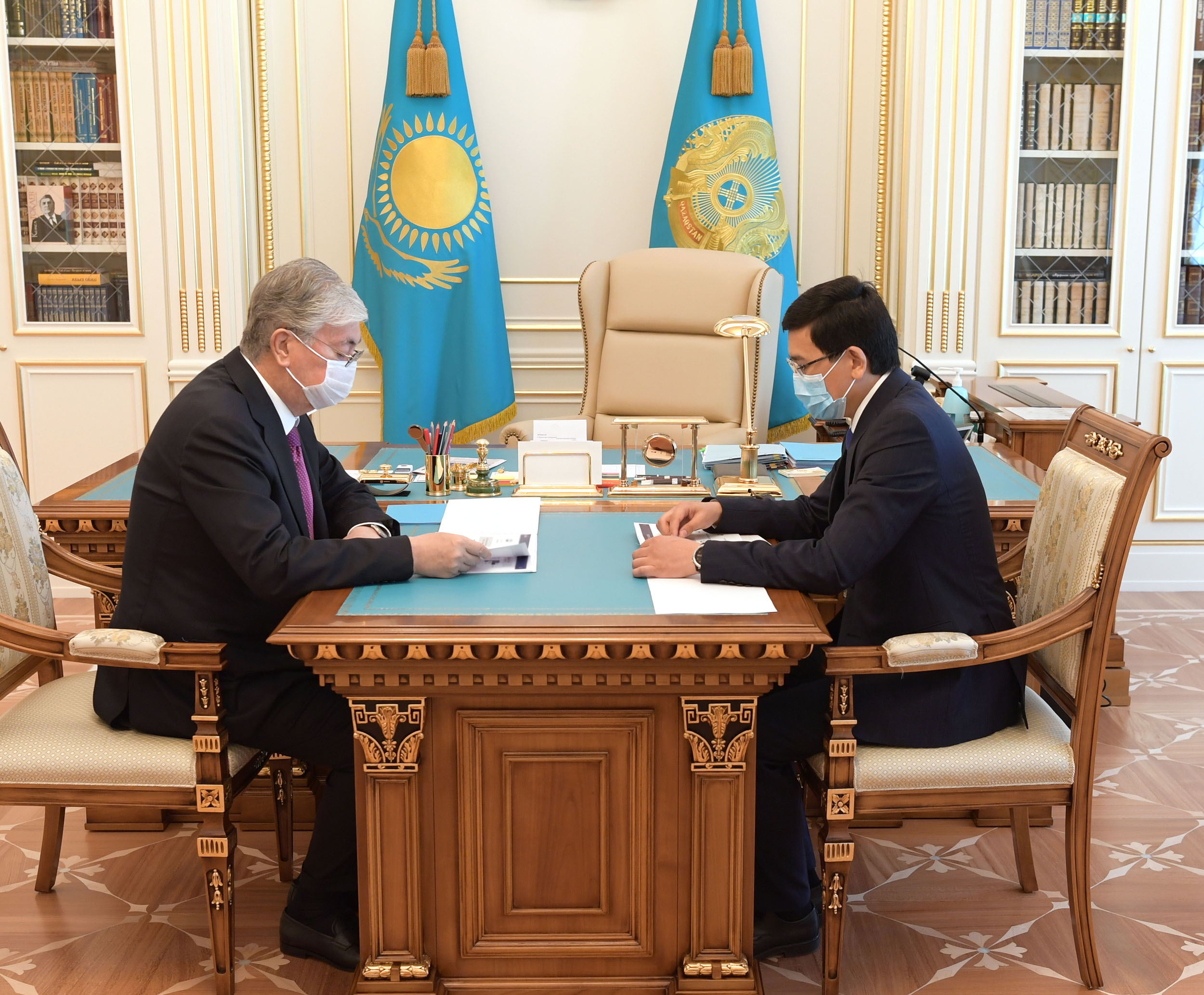 The Head of State receives Minister of Education and science