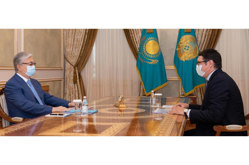 President receives Samruk Kazyna CEO