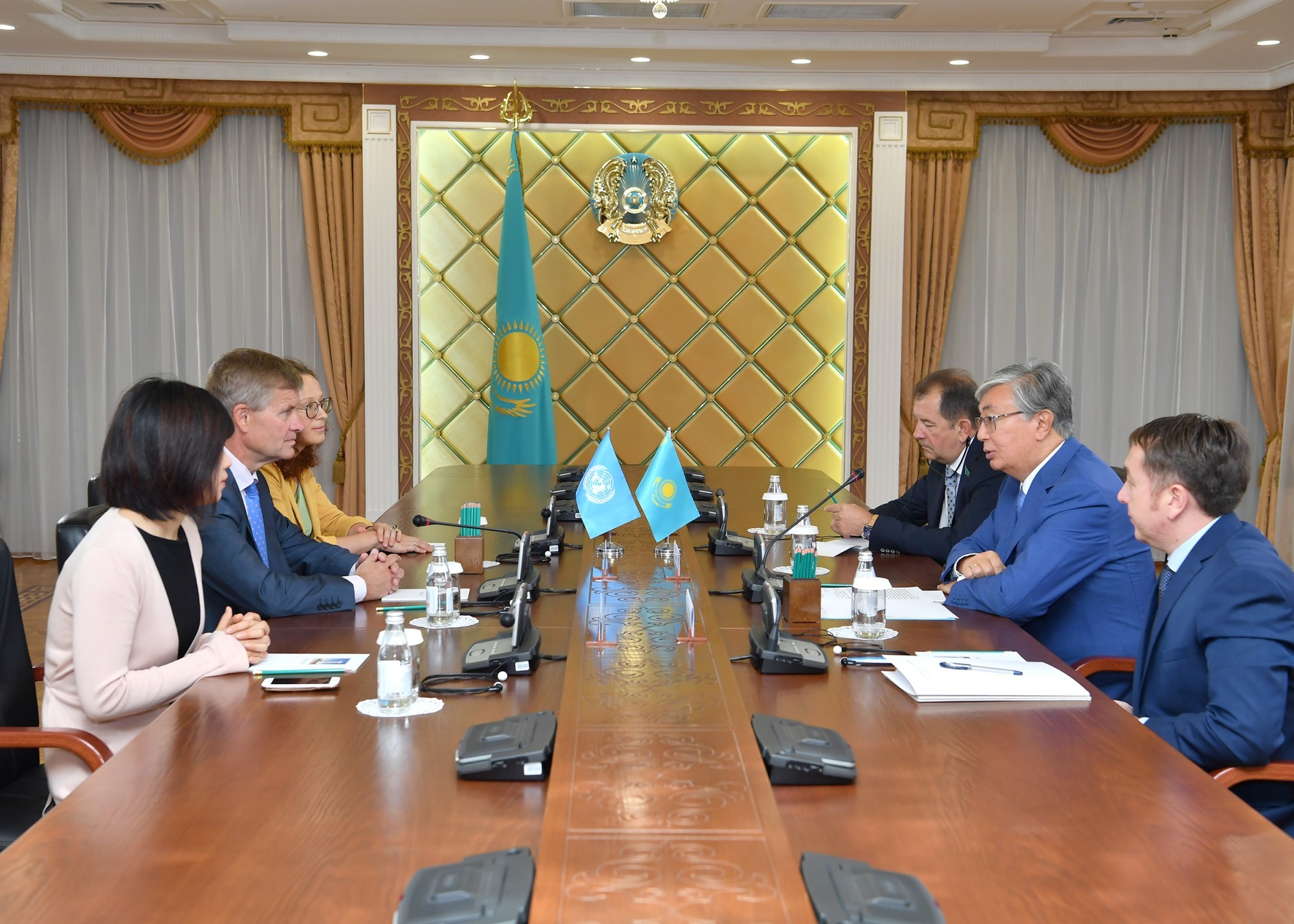 Tokayev meets the Executive Director of UNEP