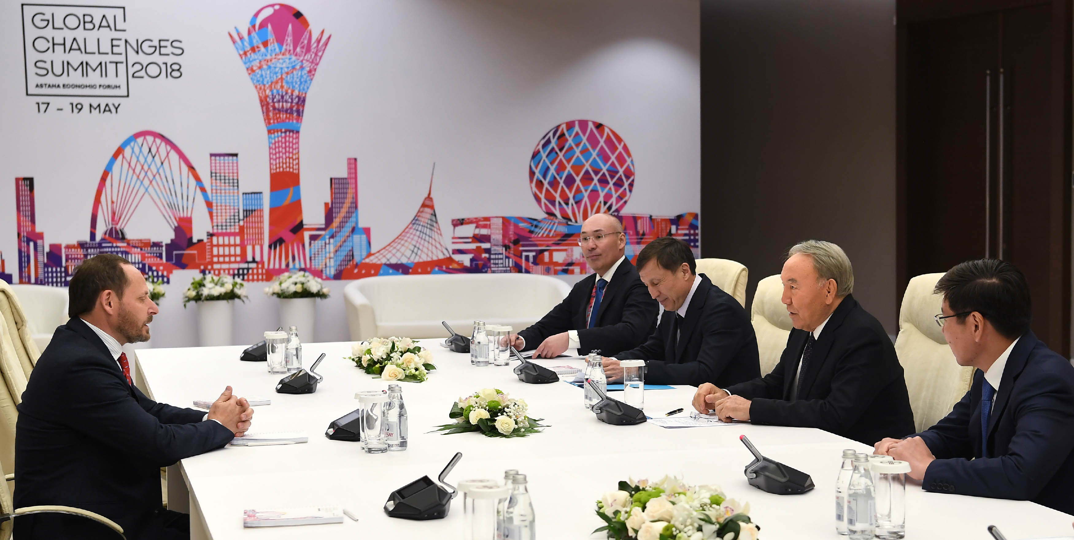 Kazakh President meets with Arkady Volozh, founder of Yandex