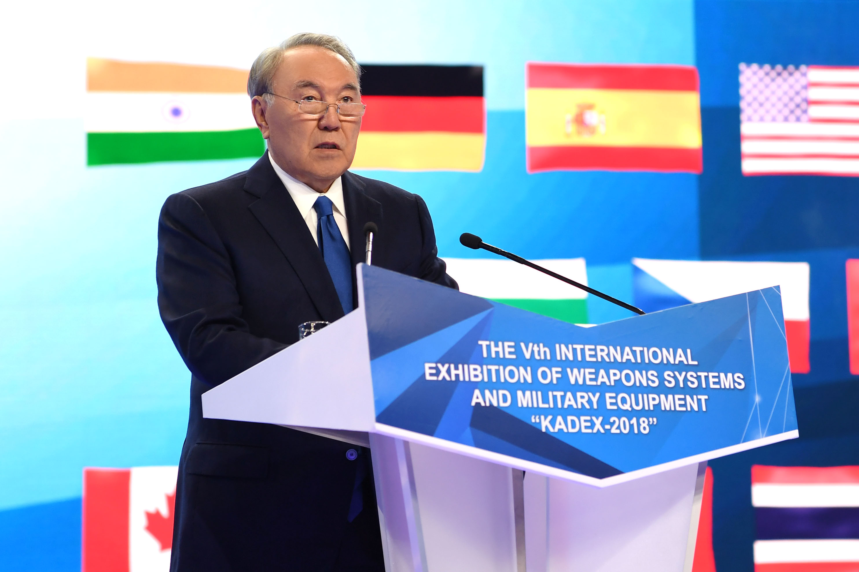 The Head of State participates in opening of V International Exhibition KADEX-2018
