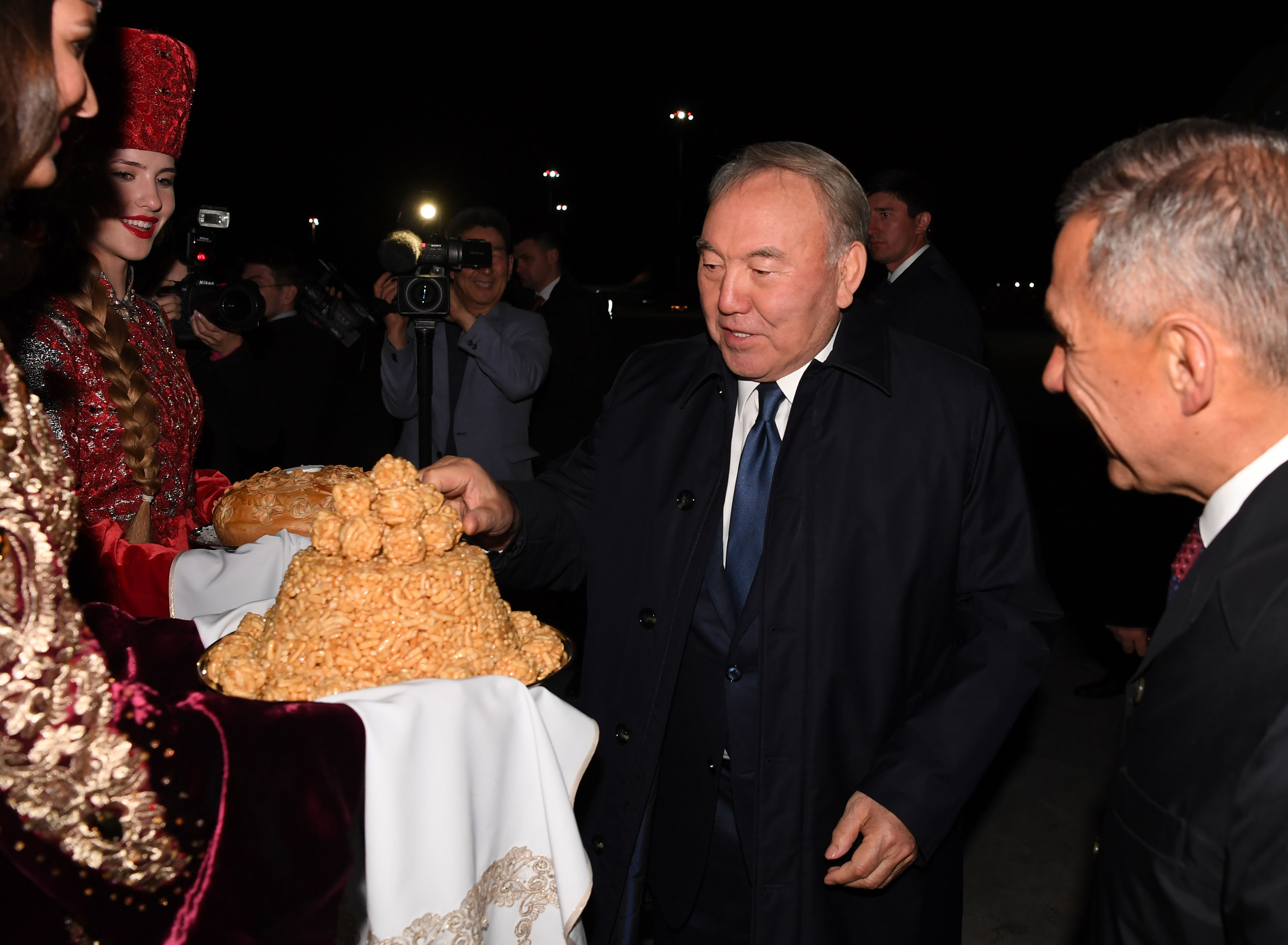 Nursultan Nazarbayev on working visit to Tatarstan