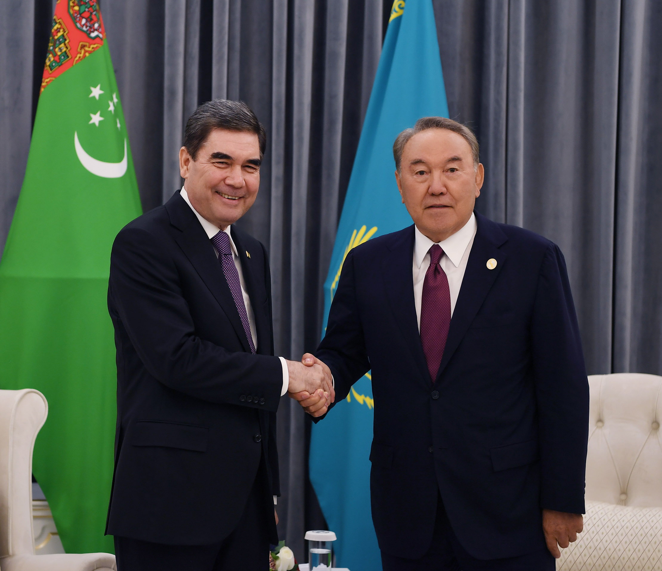 Nursultan Nazarbayev meets with President of Turkmenistan