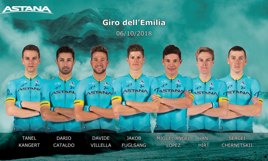Astana Pro Team to participate in the 1.HC one-day race Giro dell'Emilia